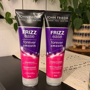 John Frieda Frizz Ease Forever Smooth Shampoo and Conditioner Set - Purple